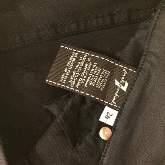 7 for all mankind leatherette jean - Picture 4 of 4